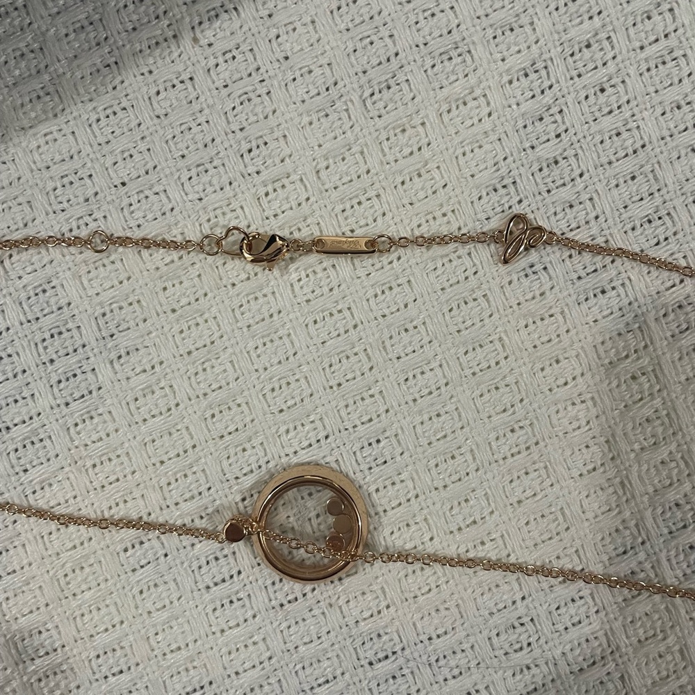 Chopard Rose Gold Circular Diamond-Accented Pendant Necklace - Picture 10 of 11